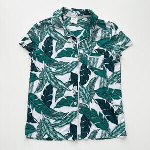 Soma Cool Nights Short Sleeve Grosgrain Trim Pajama Top Size XS